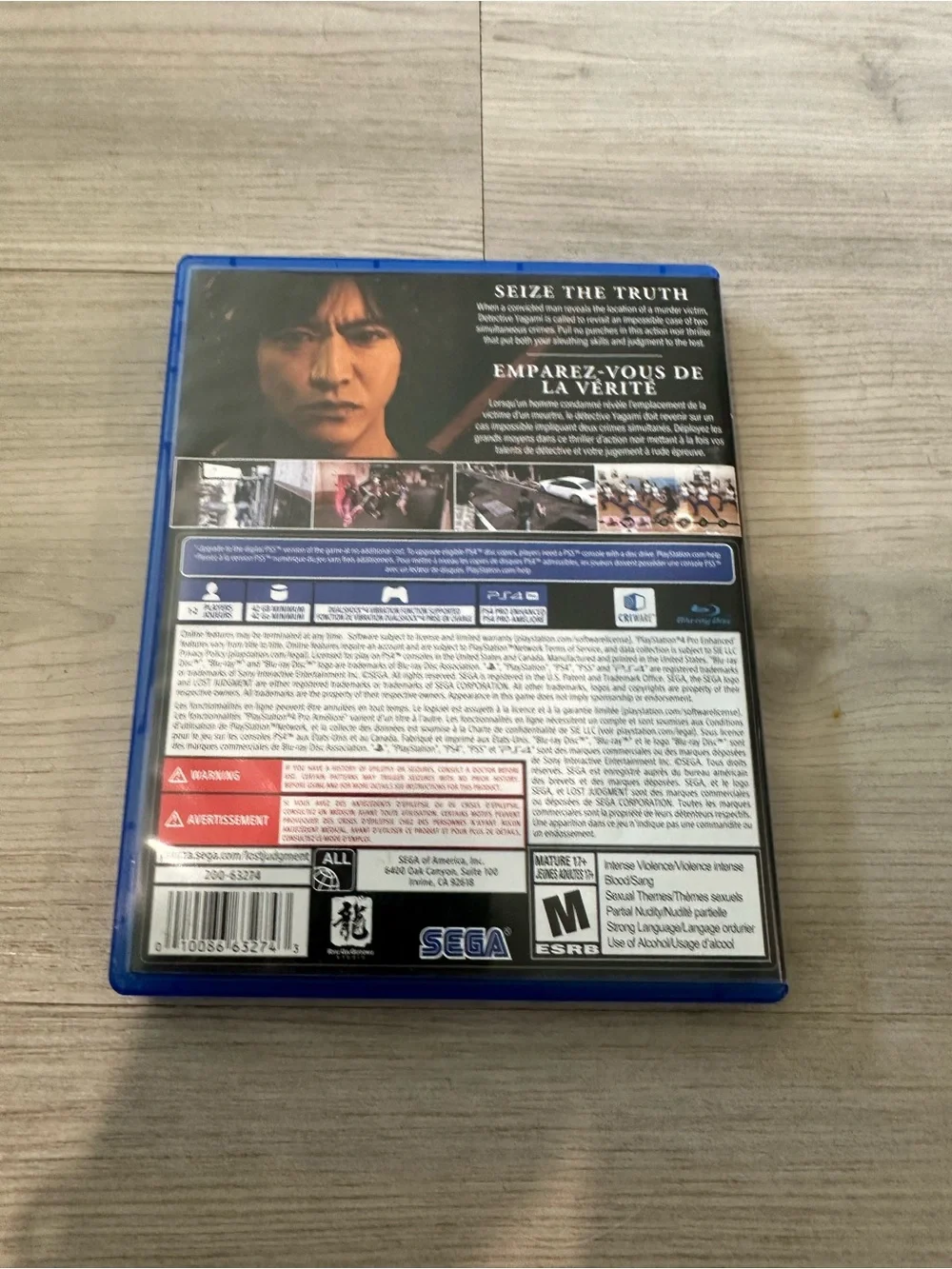 Sega lost judgment